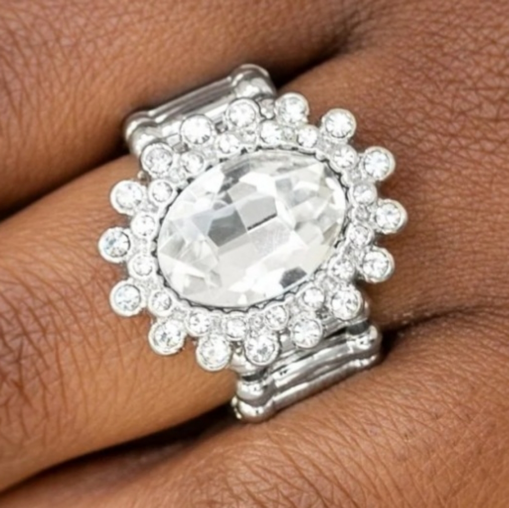 Castle Chic White Ring